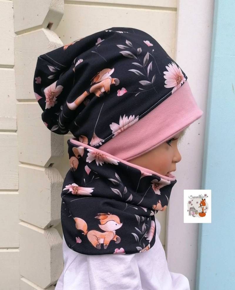 Spessartkidz® Beanie Und Loop Mit Füchsen von Spessartkidz
