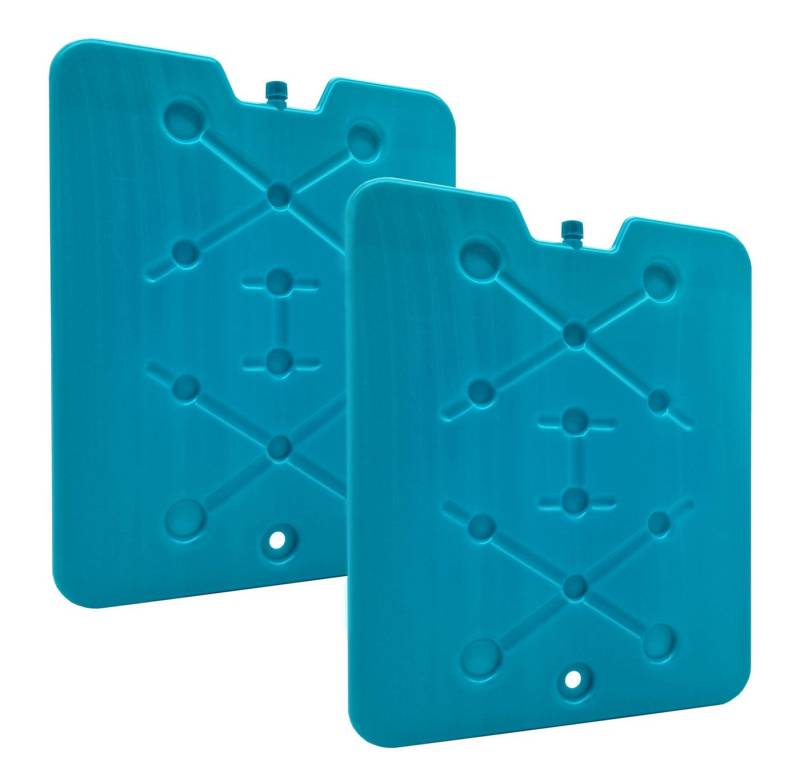 Spetebo Kühlakku XXL Kühlakku flach 2er Set - 32x25 cm / 780 ml - Kühl Pack, lebensmittelecht von Spetebo