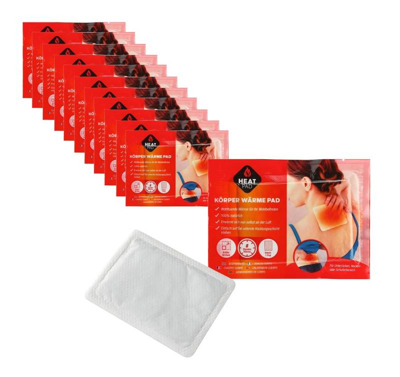 Spetebo Wärmepflaster Wärmepflaster 13 x 9 cm selbstklebend 12er Pack (12 St) von Spetebo
