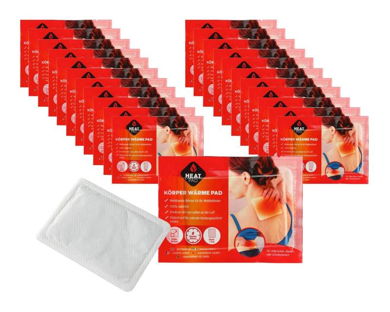 Spetebo Wärmepflaster Wärmepflaster 13 x 9 cm selbstklebend 24er Pack (24 St) von Spetebo