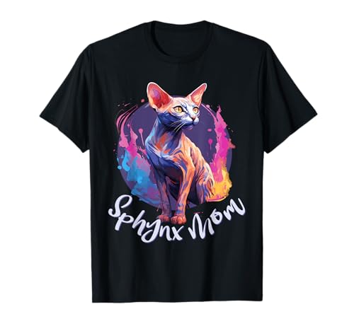 Sphynx Katze Mama Katze Mama Haustier Freund T-Shirt Sphynx Katze Mama Katze Mama Haustier Freund T-Shirt von Sphynx Katzen Mama Cat Mom Haustier Freund