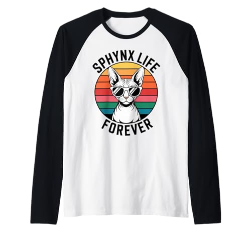Sphynx Life Katze Männer Frauen Kinder Geschenk Raglan Sphynx Life Katze Männer Frauen Kinder Geschenk Raglan von Sphynx Life Forever