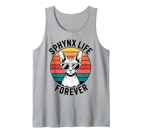 Sphynx Life Katze Männer Frauen Kinder Geschenk Tank Top Sphynx Life Katze Männer Frauen Kinder Geschenk Tank Top von Sphynx Life Forever