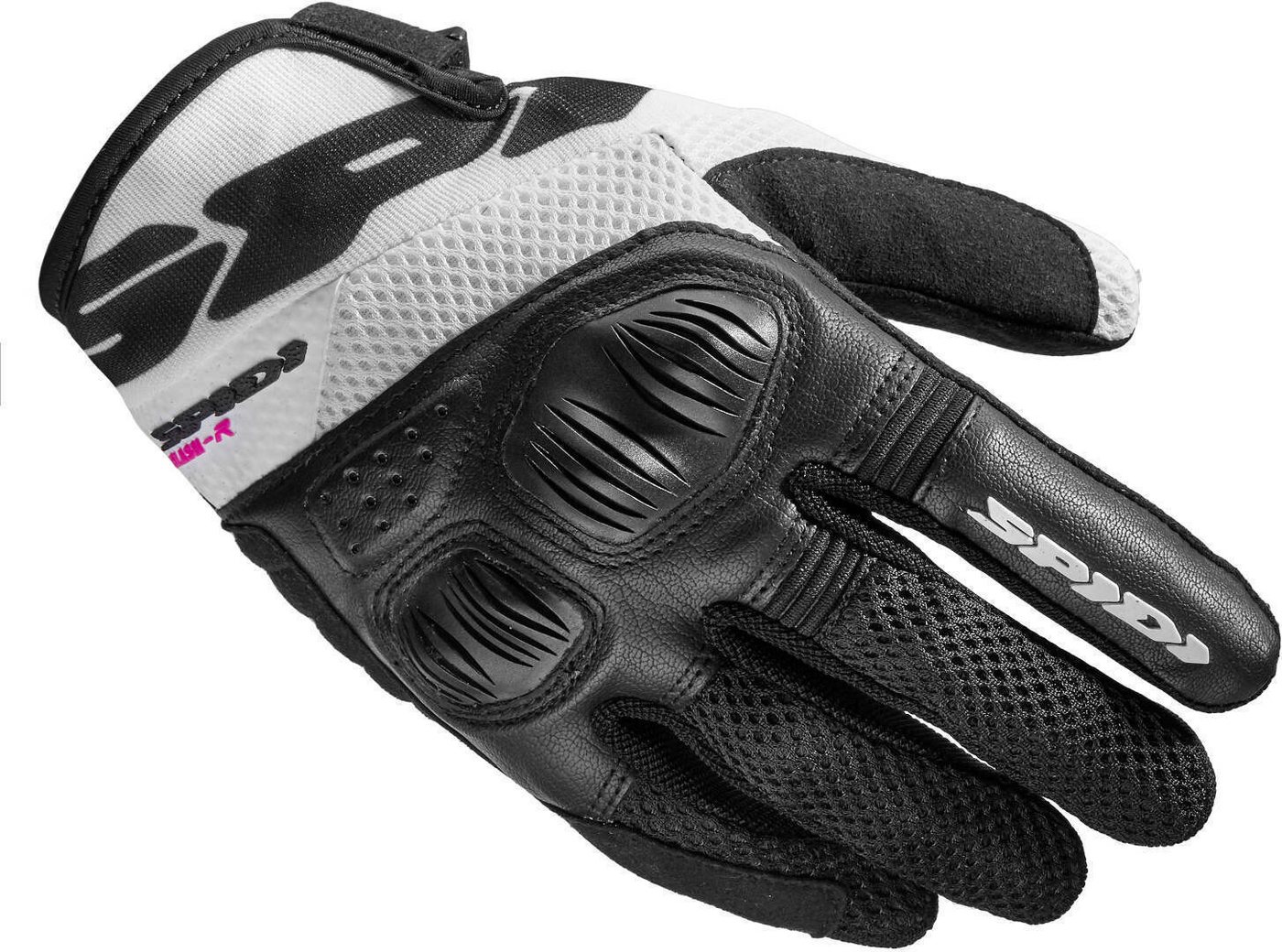 SpiDi Motorradhandschuhe Flash-R Evo Tex Damen Motorrad Handschuhe dehnbar protektoren von SpiDi