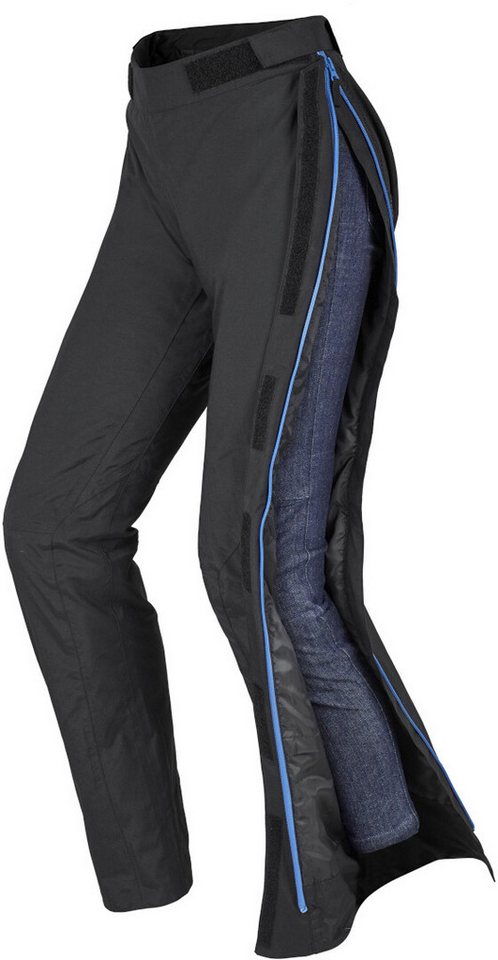 SpiDi Motorradhose Superstorm H2Out wasserdichte Damen Motorrad Überziehhose Knieprotektoren enthalten,wasserdicht von SpiDi
