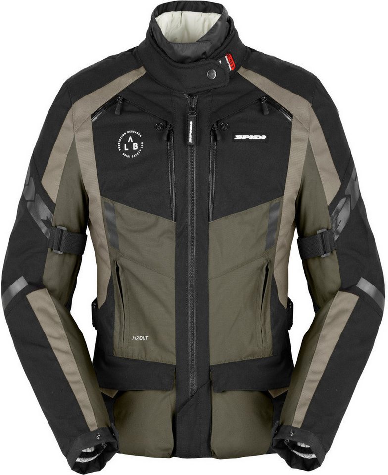 SpiDi Motorradjacke 4 Season Evo H2Out Damen Motorrad Textiljacke herausnehmbares Innenfutter,herausnehmbare Membrane,wasserdicht von SpiDi