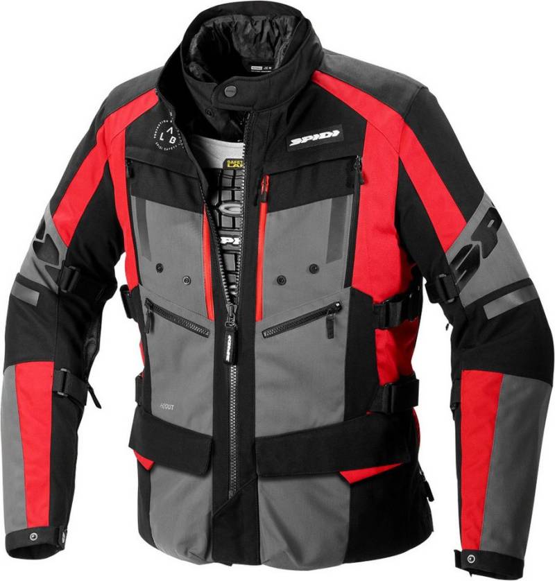 SpiDi Motorradjacke 4 Season Evo H2Out Motorrad Textiljacke Wasserdicht Atmungsaktiv winddicht protektoren herausnehmbares wasse von SpiDi