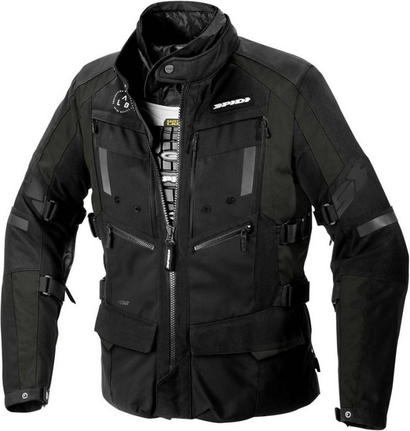 SpiDi Motorradjacke 4 Season Evo H2Out Motorrad Textiljacke Wasserdicht Atmungsaktiv winddicht protektoren herausnehmbares wasse von SpiDi