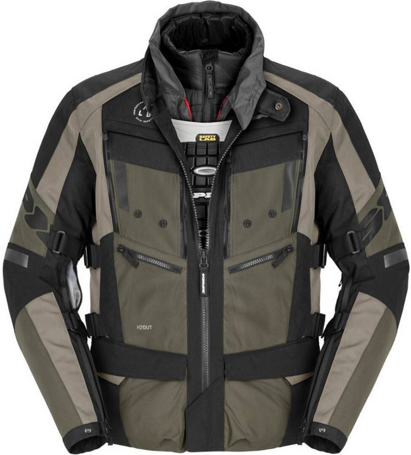 SpiDi Motorradjacke 4 Season Evo H2Out Motorrad Textiljacke von SpiDi