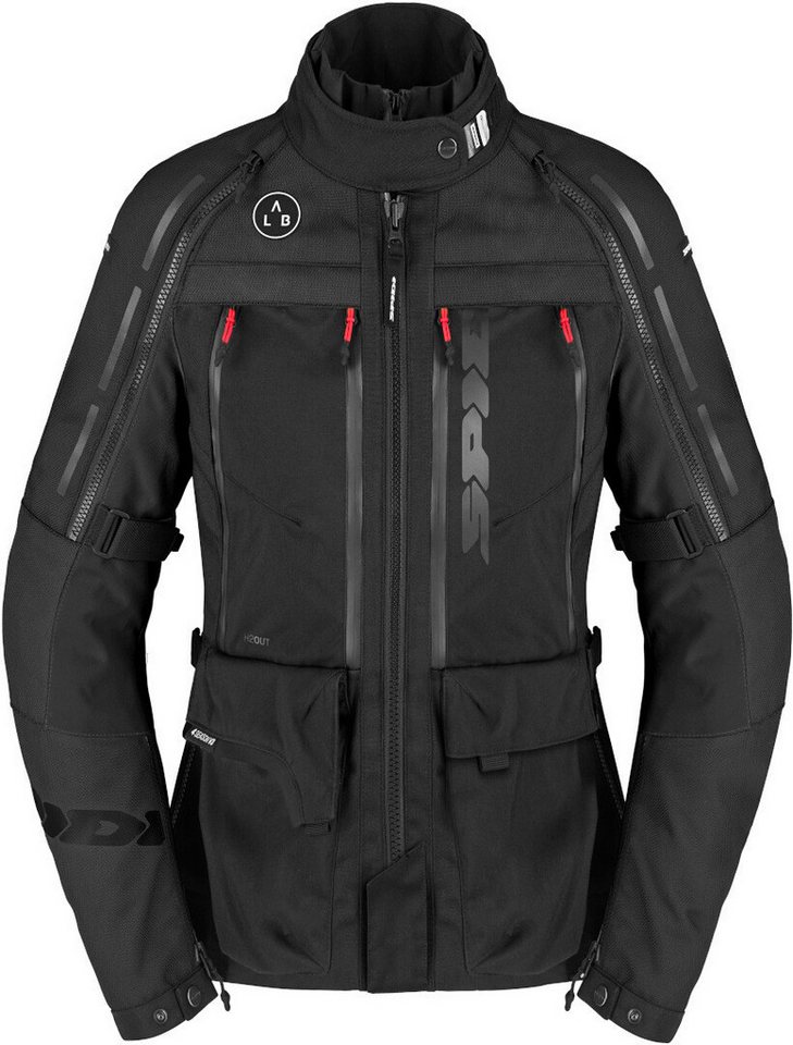 SpiDi Motorradjacke 4 Season V3 H2Out wasserdichte Damen Motorrad Textil Jacke herausnehmbare Membrane,wasserdicht von SpiDi