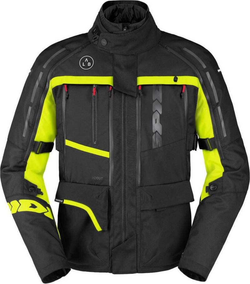 SpiDi Motorradjacke 4 Season V3 H2Out wasserdichte Textil Jacke Wasserdicht protektoren wasserdichte von SpiDi