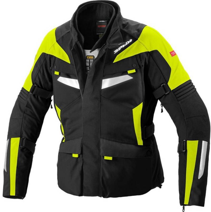 SpiDi Motorradjacke Alpentrophy H2Out Motorrad Textiljacke herausnehmbares Innenfutter,wasserdicht von SpiDi