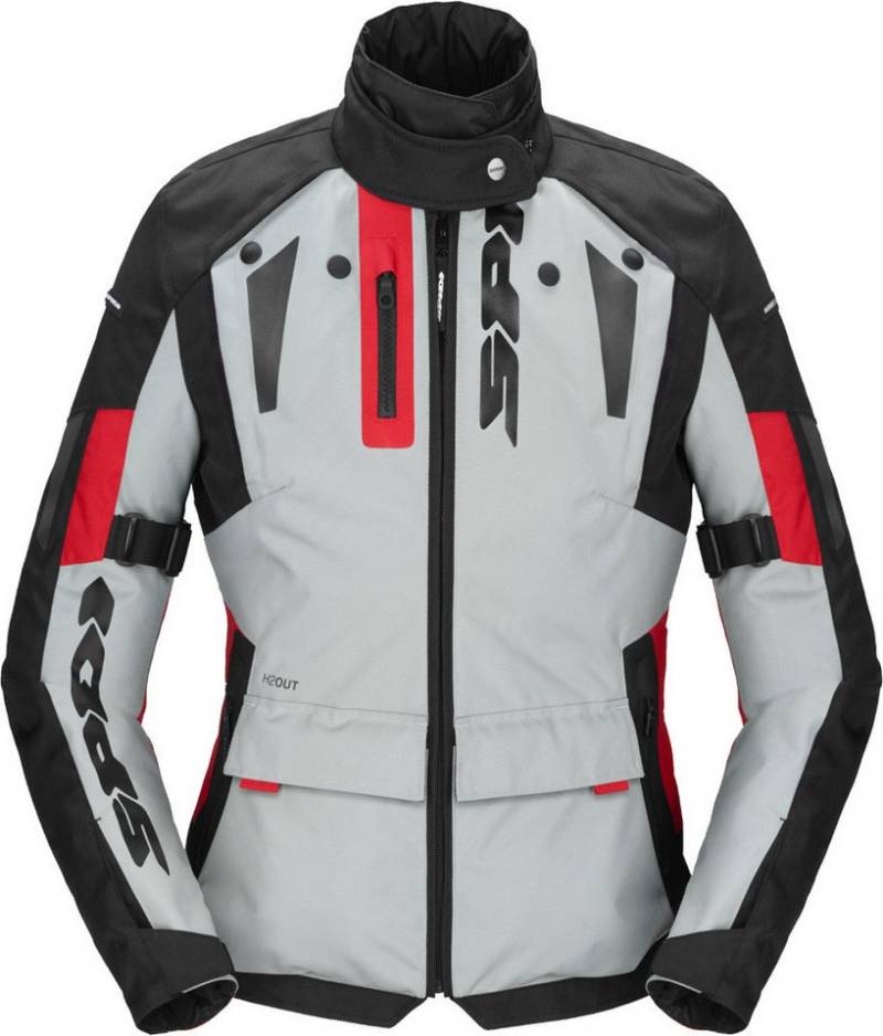 SpiDi Motorradjacke Crossmaster Damen Motorrad Textiljacke herausnehmbares Innenfutter,wasserdicht von SpiDi