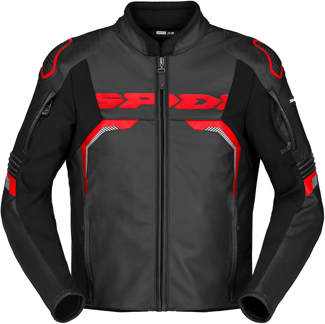 SpiDi Motorradjacke Evorider 3 Motorrad Lederjacke Wasserdicht wasserdichte von SpiDi