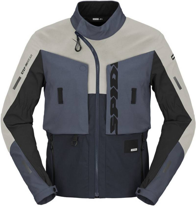 SpiDi Motorradjacke Frontier Motorrad Textil Jacke Wasserdicht reißverschluss von SpiDi