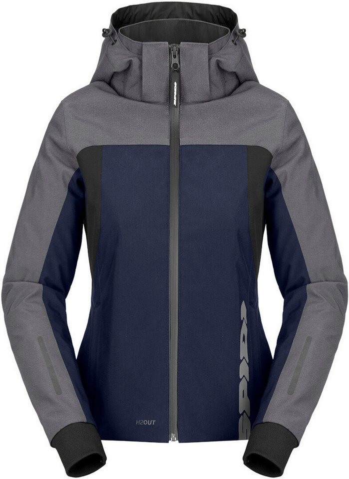 SpiDi Motorradjacke H2Out II wasserdichter Damen Motorrad Hoodie von SpiDi