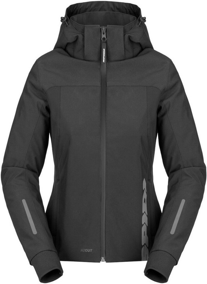 SpiDi Motorradjacke H2Out II wasserdichter Damen Motorrad Hoodie 3-Lagen-Laminat,wasserdicht von SpiDi