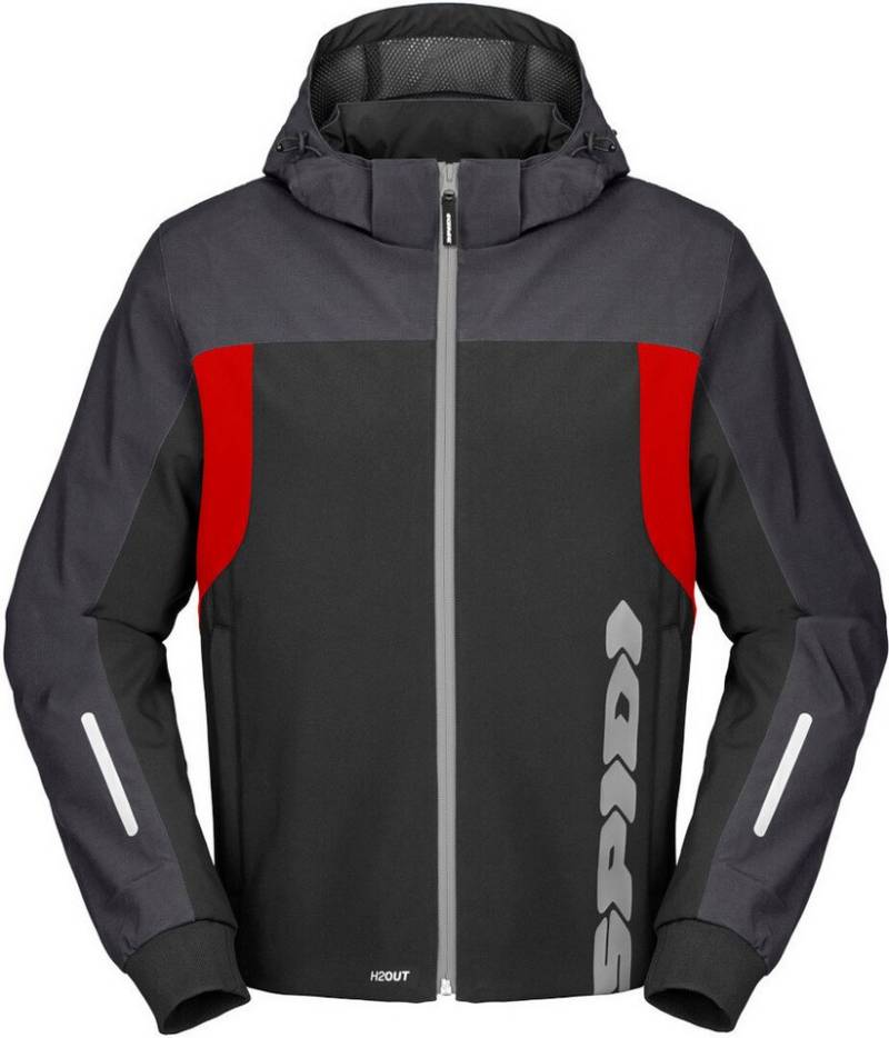SpiDi Motorradjacke H2Out II wasserdichter Motorrad Hoodie 3-Lagen-Laminat,wasserdicht von SpiDi