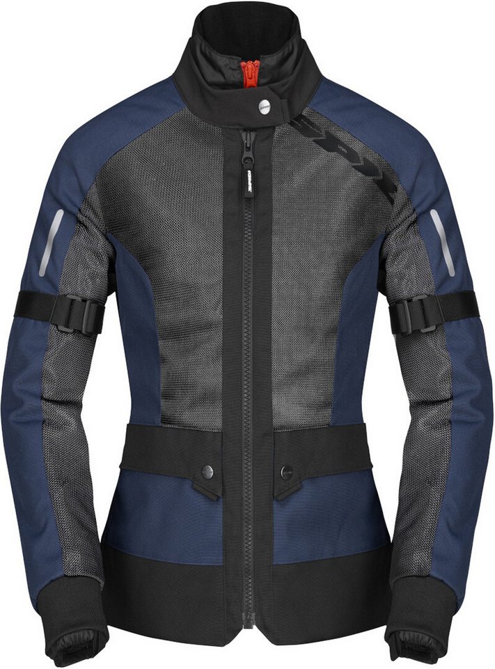 SpiDi Motorradjacke Net H2Out wasserdichte Damen Motorrad Textiljacke herausnehmbares Innenfutter,herausnehmbare Membrane,wasserdicht von SpiDi