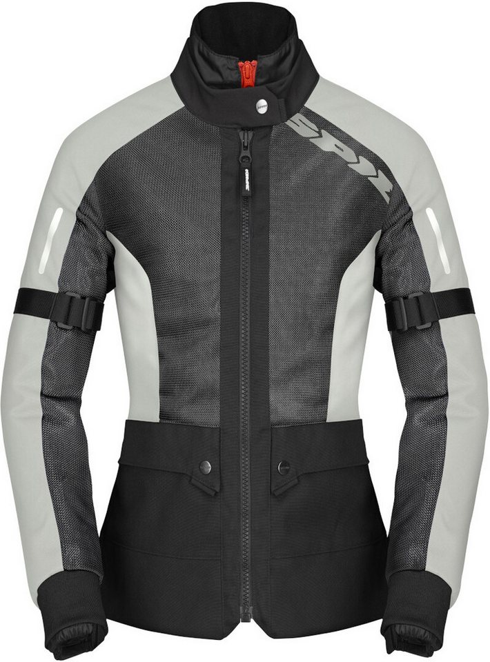 SpiDi Motorradjacke Net H2Out wasserdichte Damen Motorrad Textiljacke herausnehmbares Innenfutter,herausnehmbare Membrane,wasserdicht von SpiDi