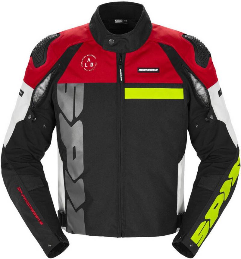 SpiDi Motorradjacke Progressive Tex perforierte Motorrad Textiljacke herausnehmbares Innenfutter,Perforiert von SpiDi