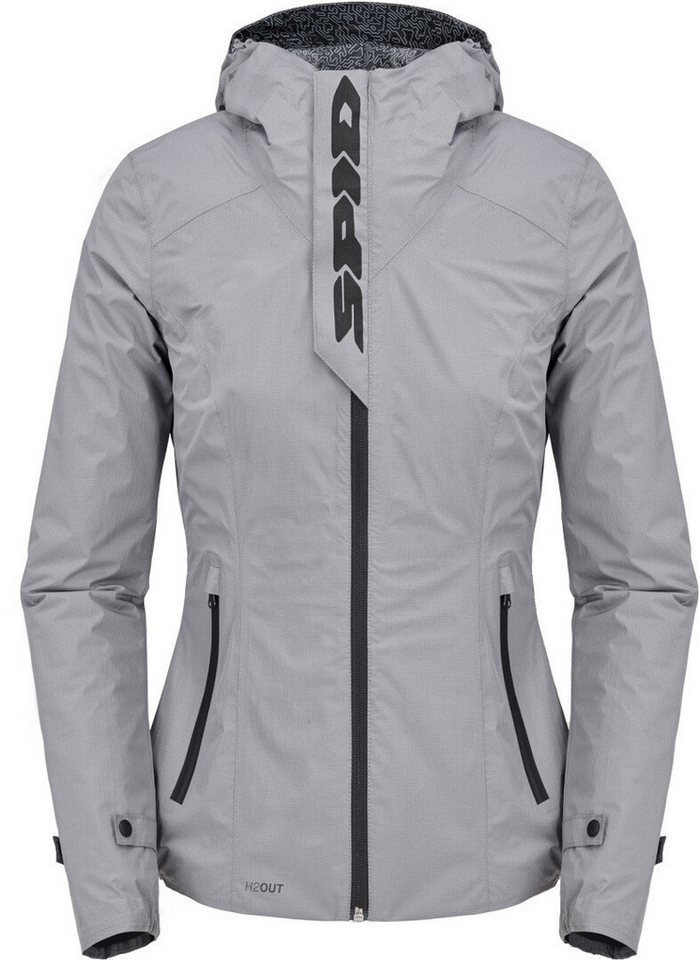 SpiDi Motorradjacke Rain H2Out wasserdichter Damen Motorrad Hoodie von SpiDi