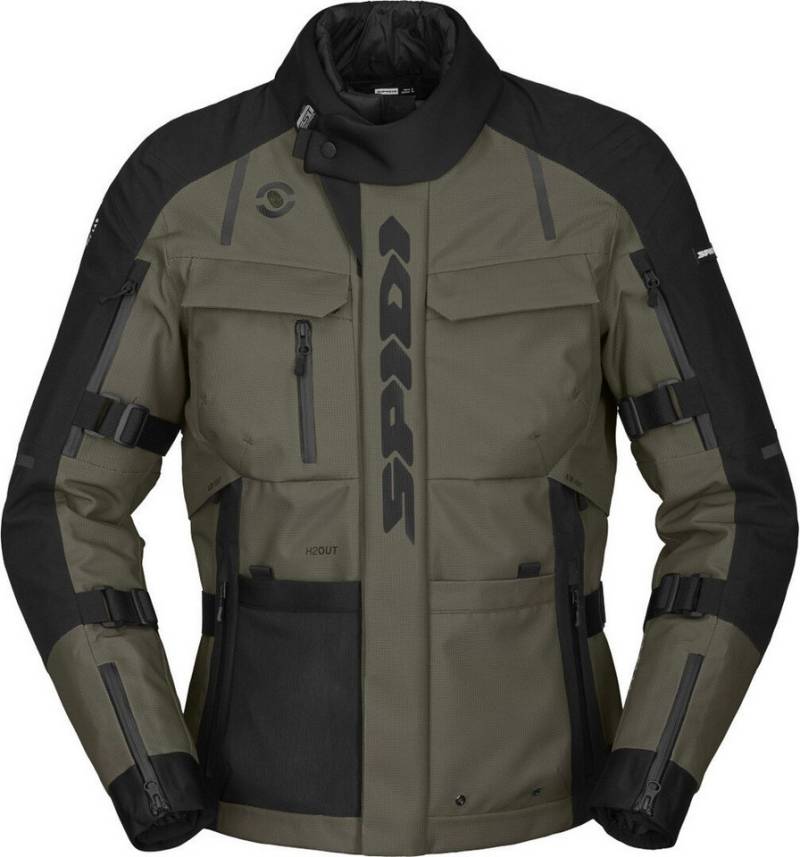 SpiDi Motorradjacke Tour Evo 2 H2Out wasserdichte Motorrad Textiljacke von SpiDi