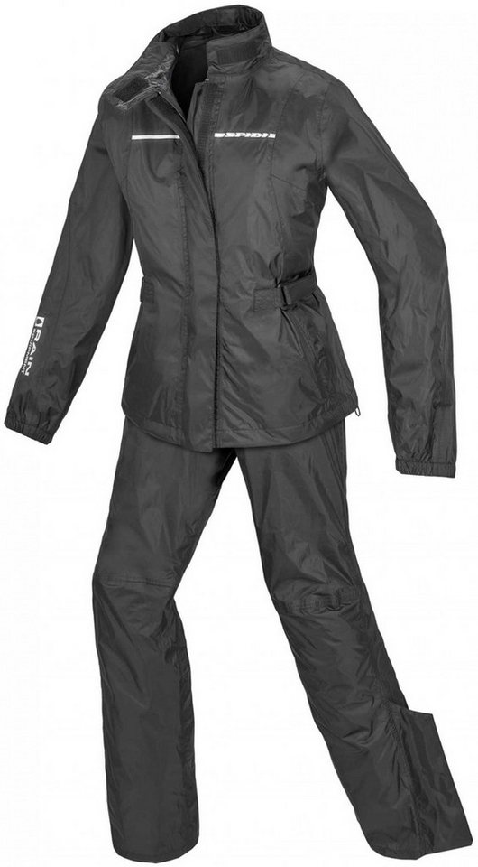 SpiDi Motorradjacke Touring Rain Kit 2-Teiler Damen Motorrad Regenkombi Wasserdicht winddicht wasserdichte von SpiDi
