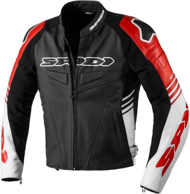 SpiDi Motorradjacke Track Warrior Motorrad Lederjacke von SpiDi