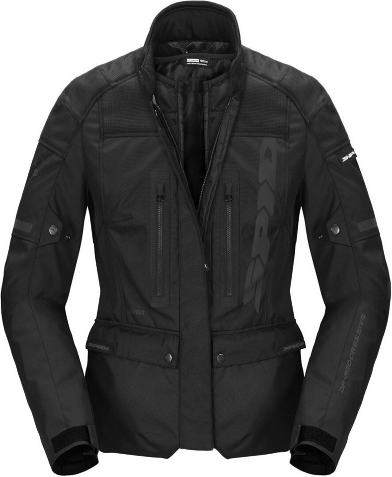 SpiDi Motorradjacke Traveler 3 Evo H2Out wasserdichte Damen Motorrad Textiljacke herausnehmbares Innenfutter,wasserdicht von SpiDi