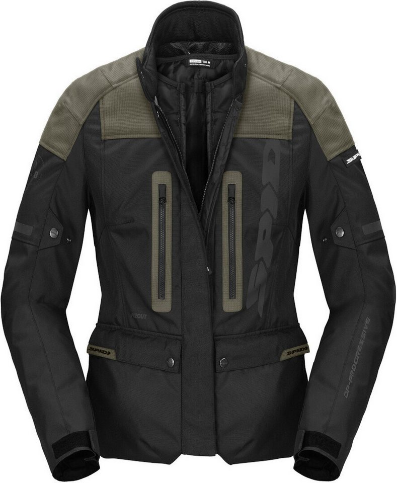 SpiDi Motorradjacke Traveler 3 Evo H2Out wasserdichte Damen Motorrad Textiljacke von SpiDi