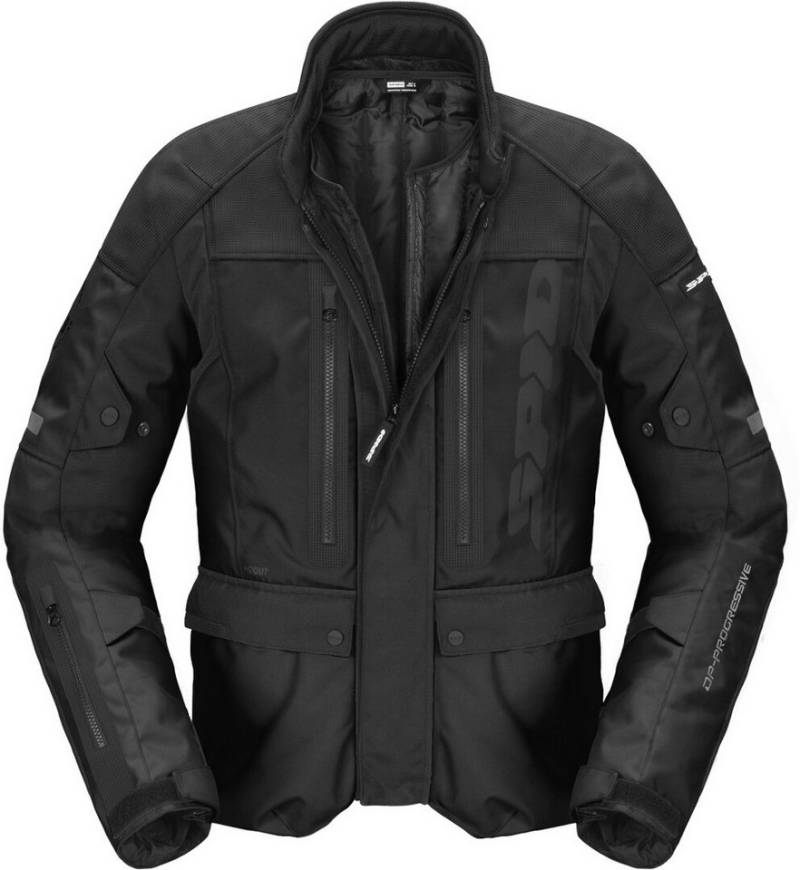 SpiDi Motorradjacke Traveler 3 Evo H2Out wasserdichte Motorrad Textiljacke herausnehmbares Innenfutter,wasserdicht von SpiDi