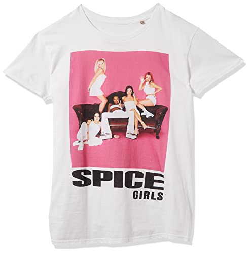 SPICE GIRLS Herren Mespicets001 T-Shirt, weiß, 56 von SPICE GIRLS