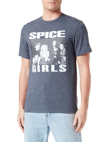 SPICE GIRLS Herren Mespicets002 T-Shirt, MEHR Anthracite, 56 von SPICE GIRLS