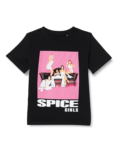 SPICE GIRLS Jungen Bospicets001 T-Shirt, Schwarz, 8 Jahre von SPICE GIRLS
