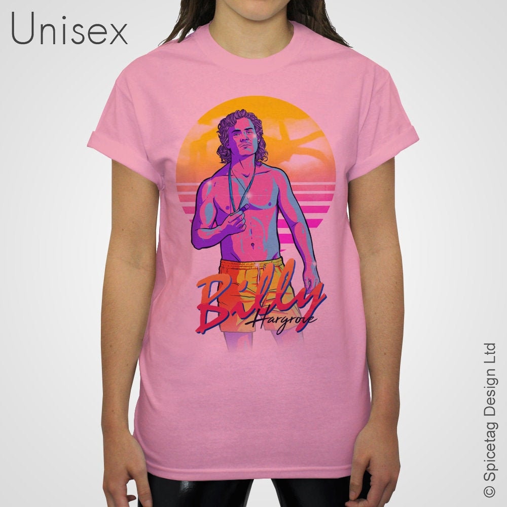 Billy T-Shirt Retro 80Er Jahre 11 Tshirt Stranger Eleven Elle Top Waffel T-Shirt Tv-Show Nerdy Geeky Shirt 3 Herren Damen Upside Down Kinder von Spicetag