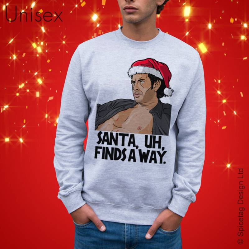 Santa Uh Findet Einen Weg Weihnachtspullover Xmas Claus Raptor Pullover Festliche St. Nick Life Top Retro Style Sweatshirt Jahreszeiten Grüße Frech Santa Uh Findet Einen Weg Weihnachtspullover Xmas Claus Raptor Pullover Festliche St. Nick Life Top Retro Style Sweatshirt Jahreszeiten Grüße Frech von Spicetag
