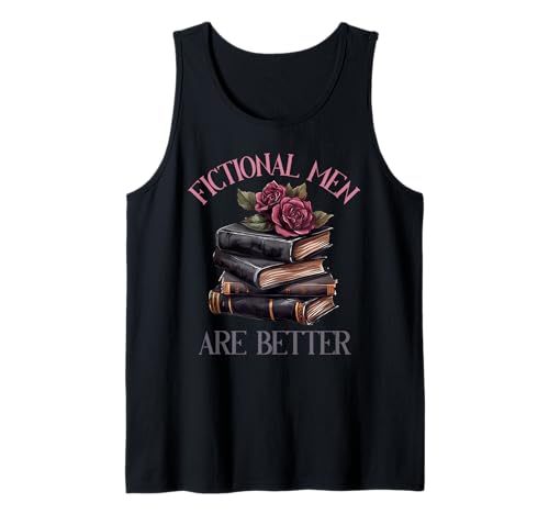 Fiktive Männer Bookish Merch Dark Romance Buchliebhaber Frauen Tank Top von Spicy Book Gifts For Women