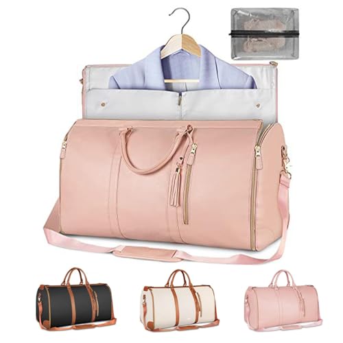 Spida Mount Lucshy Reisetasche, Kleider-Seesäcke für Reisen, Faltbare Kleidungstasche von Travelher, Tashlo-Reisetasche für Männer und Frauen (Rosa) von Spida Mount