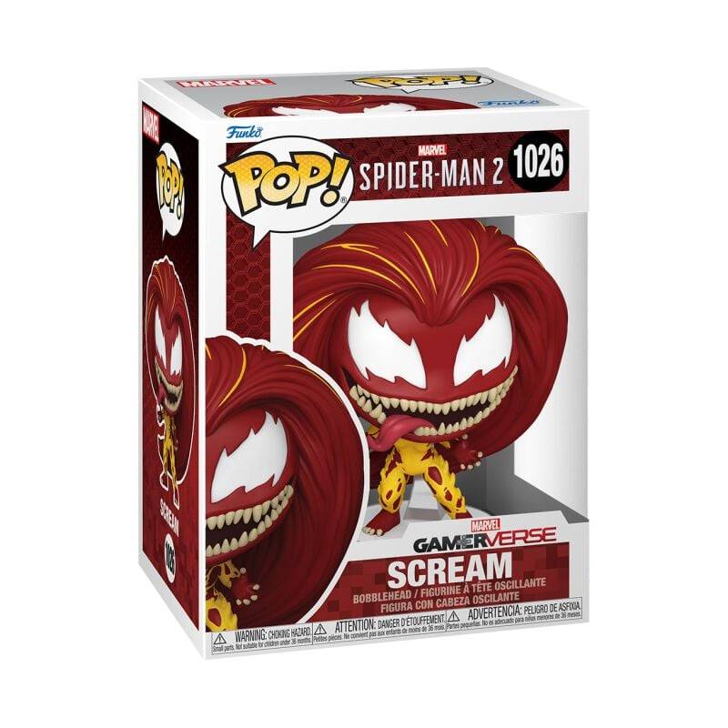 Spider-Man 2 - Scream Vinyl Figur 1026 Funko Pop! multicolor von Spider-Man