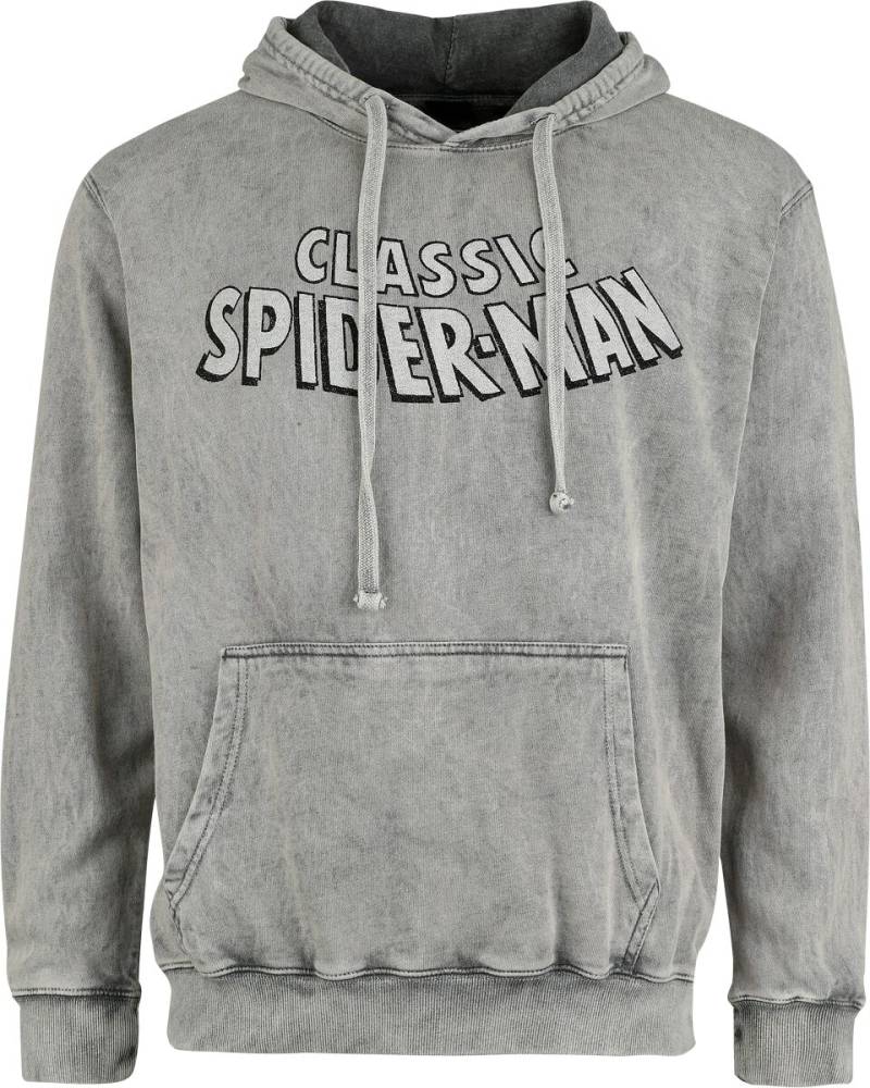 Spider-Man Classic Spider-Man Kapuzenpullover grau in S von Spider-Man