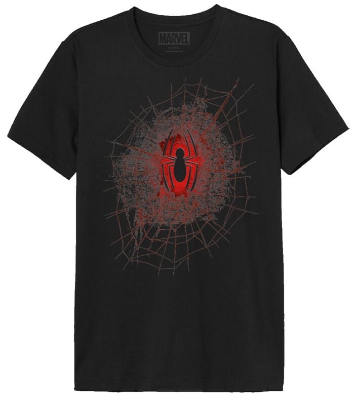 Spider-Man Destroyed Spider Web T-Shirt schwarz in M Spider-Man Destroyed Spider Web T-Shirt schwarz in M von Spider-Man