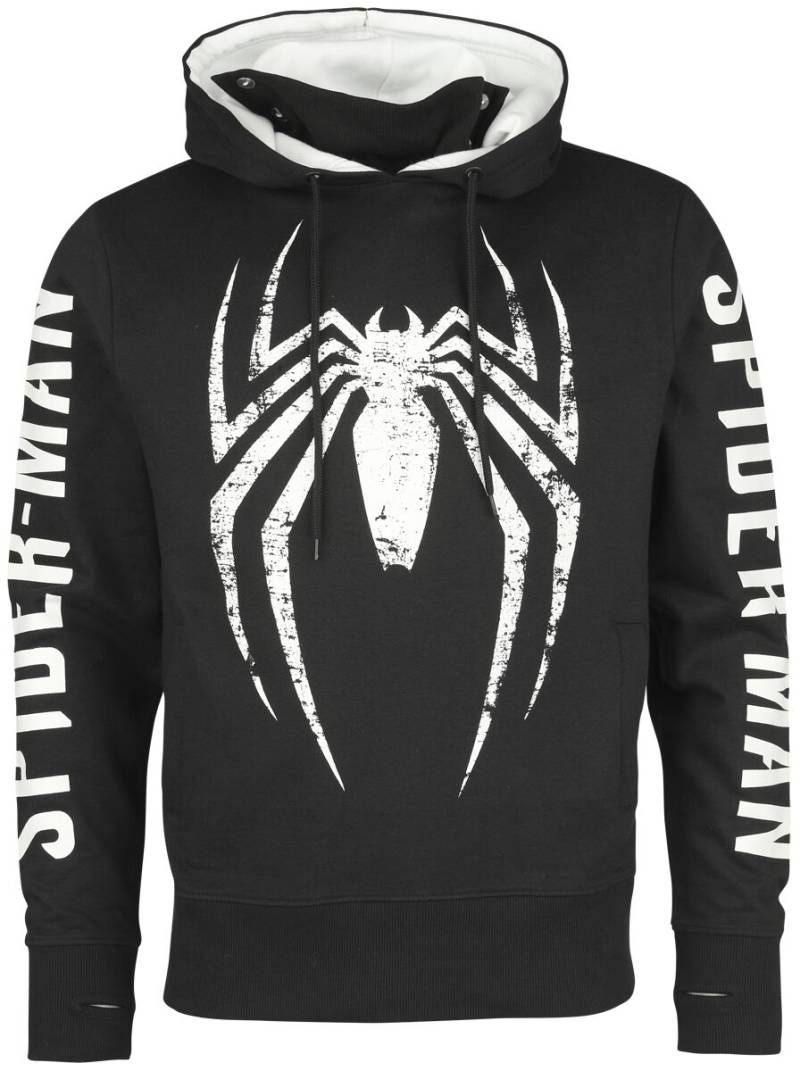 Spider-Man - Marvel Kapuzenpullover - Game Logo - S bis XXL - für Männer - Größe XXL - schwarz/grau  - EMP exklusives Merchandise! von Spider-Man