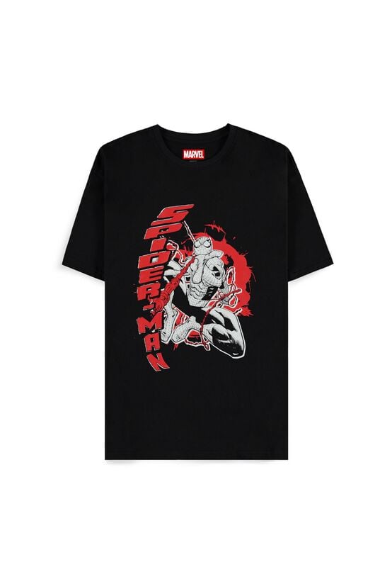Spider-Man - Marvel T-Shirt - Jump - S bis XXL - für Männer - Größe M - schwarz  - Lizenzierter Fanartikel von Spider-Man