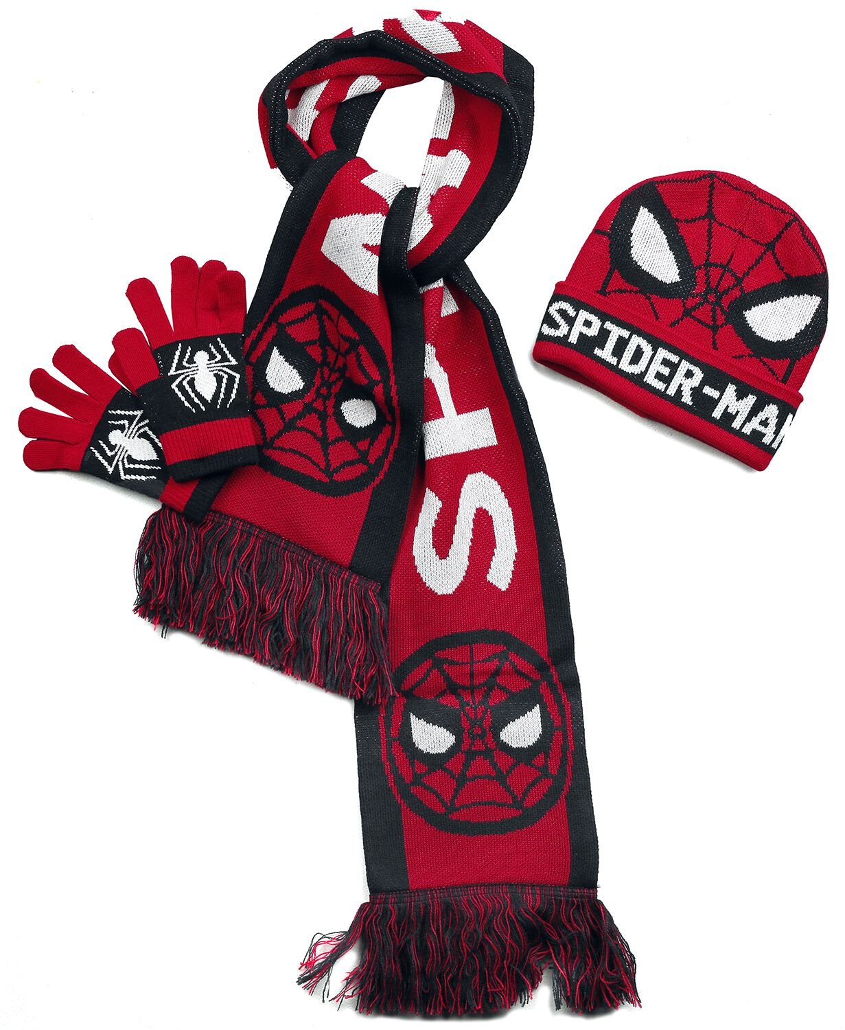 Spider-Man Spider-Man Schal blau rot von Spider-Man