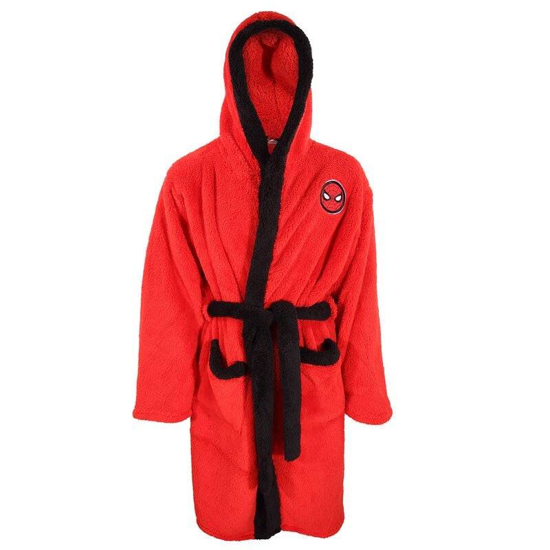 Spider-Man Spider-Man - Spidey Bademantel schwarz rot weiß in L-XL von Spider-Man