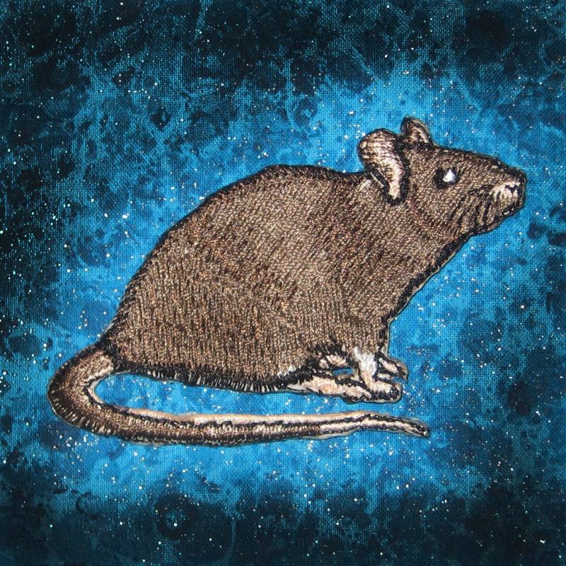 Agouti Rat Steam Punk Eisen Auf Patch von SpiderStitchesParlor
