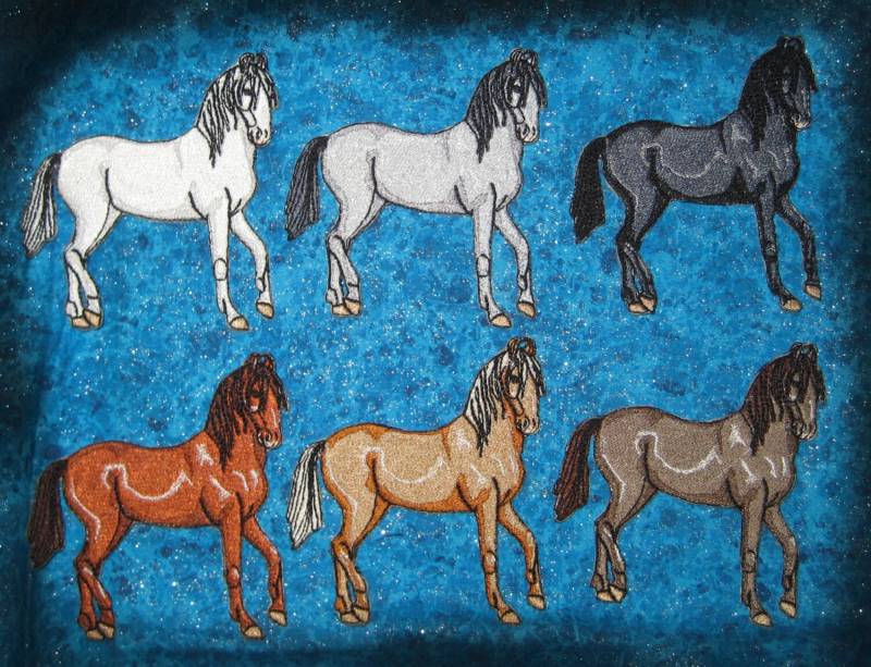 Marwari Pferd Patch Zum Aufbügeln Oder Aufnähen von SpiderStitchesParlor