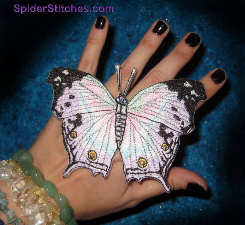 Patch Schmetterling Insekt Perlmutt Aufbügler Protogoniomorpha Anacardii von SpiderStitchesParlor