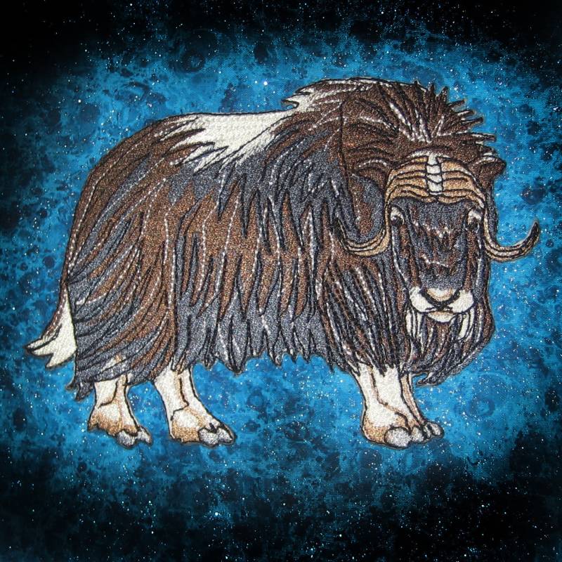 Super Moschus Ochse Aufnäher Zum Aufbügeln von SpiderStitchesParlor